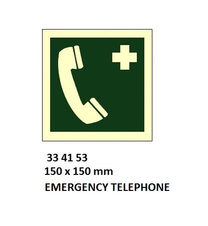 SAFETY SIGN, 150x150 MM, EMERGENCY EYE WASH | Korea (2019-5)