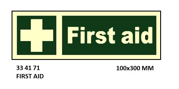 SAFETY SIGN, 200x150 MM, FIRST AID | Korea (2019-5)