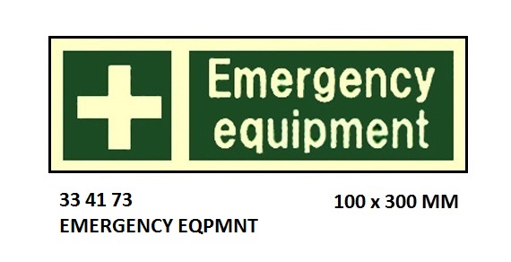 SAFETY SIGN, 100x300 MM, STRETCHER | Korea (2019-5)
