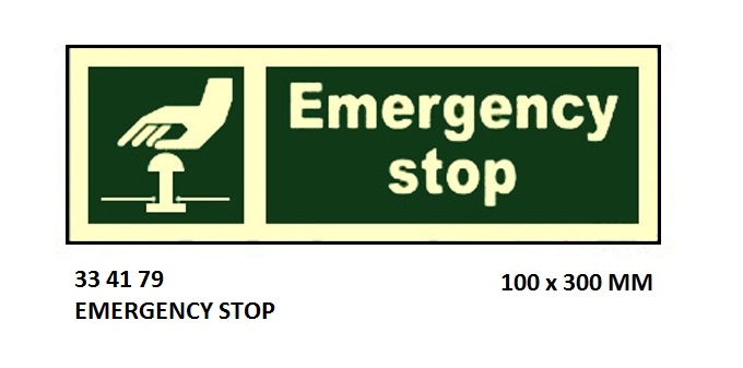 SAFETY SIGN, 100x300 MM, EMERGENCY TELEPHN | Korea (2019-5)