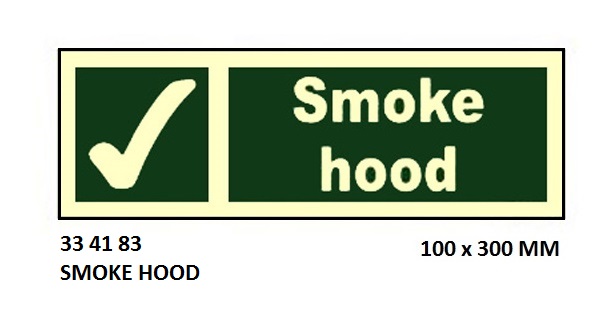 SAFETY SIGN, 100x300 MM, BREATHING APPARATUS | Korea (2019-5)