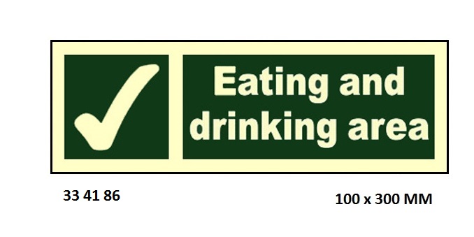 SAFETY SIGN, 100x300 MM, SMOKING AREA | Korea (2019-5)