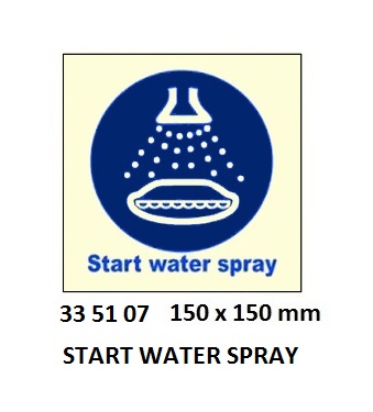 IMO SYMBOLS, 150x150 MM, RELEASE FALLS | Korea (2019-5)