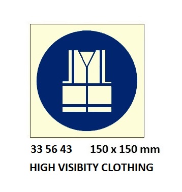 MANDATORY SIGN, 150x150 MM, HEAD PROTECTION | Korea (2019-5)