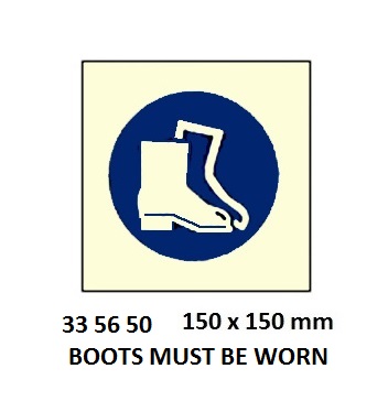 MANDATORY SIGN, 150x150 MM, WEAR GLOVES | Korea (2019-5)