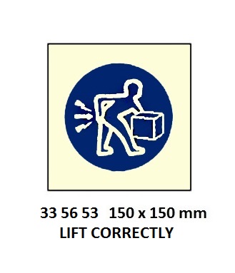 MANDATORY SIGN, 150x150 MM, SAFETY BELT | Korea (2019-5)