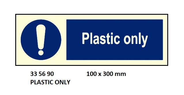 MISCELLANEOUS SIGN, 50x100 MM, TO AVOID INJURY TAKE CARE IN THE?? | Korea (2019-5)