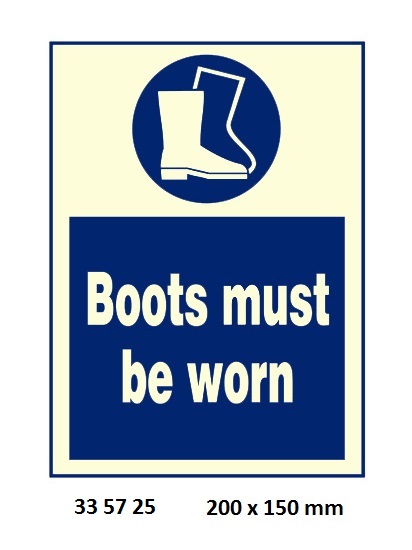 MANDATORY SIGN, 200x150 MM, WEAR GLOVES | Korea (2019-5)