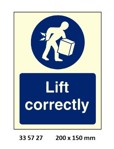 MANDATORY SIGN, 200x150 MM, WEAR PROTECTIVE CLOTHING | Korea (2019-5)