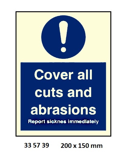 GALLEY SIGN, 150x200 MM, UTENSIL WASH ONLY | Korea (2019-5)