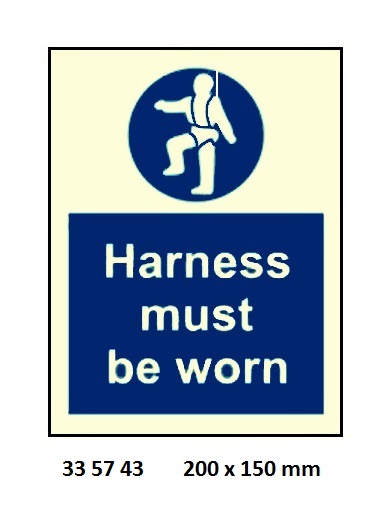 MANDATORY SIGN, 200x150 MM, LIFE JACKETS MUST BE WORN AT ALL TIMES | Korea (2019-5)