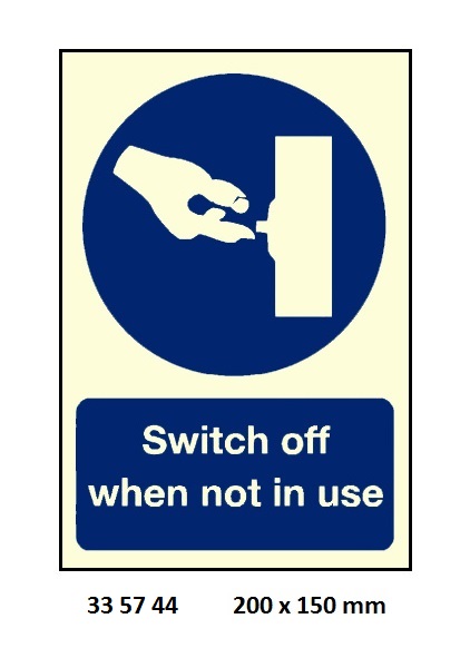 MANDATORY SIGN, 200x150 MM, HARNESS MUST BE WORN | Korea (2019-5)