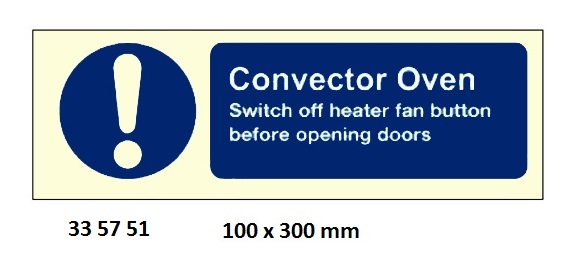 GALLEY SIGN, 100x300 MM, | Korea (2019-5)