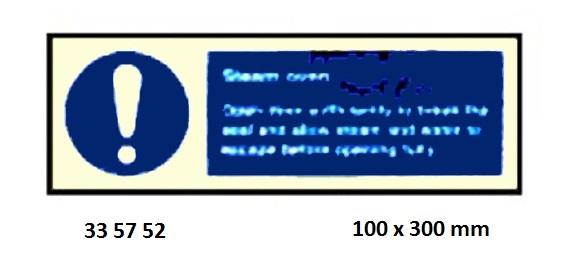 GALLEY SIGN, 100x300 MM, CONVECTOR OVEN... | Korea (2019-5)
