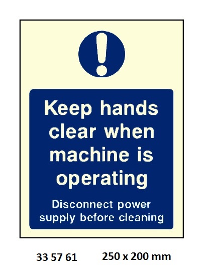 GALLEY SIGN, 250x200 MM, PLEASE WASH ONLY HANDS HERE | Korea (2019-5)