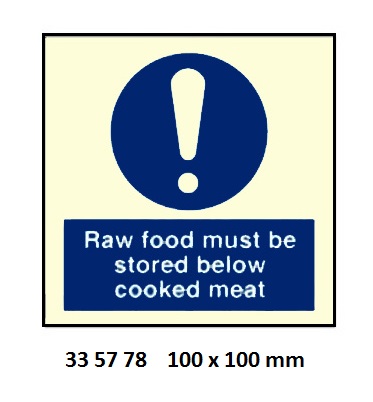 GALLEY SIGN, 100x100 MM, THIS DOOR MUST BE KEPT CLOSED | Korea (2019-5)