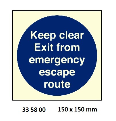 GALLEY SIGN, 200x150 MM, USE THE CORRECT COLOUR.. | Korea (2019-5)