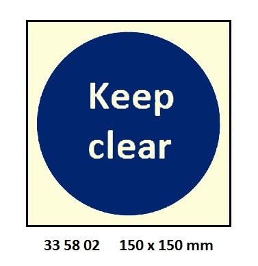 MANDATORY SIGN, 150x150 MM, THIS DOOR MUST BE KEPT CLOSE , | Korea (2019-5)