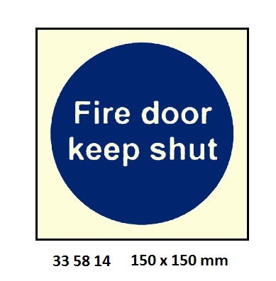MANDATORY SIGN, 150x150 MM, GANGWAY KEEP CLEAR | Korea (2019-5)