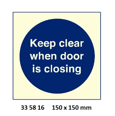 MANDATORY SIGN, 150x150 MM, KEEP LOCKED SHUT WHEN NOT IN USE | Korea (2019-5)