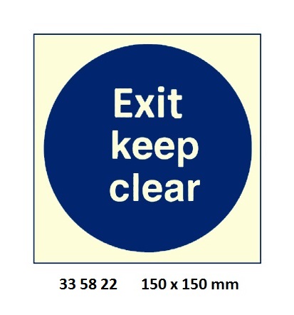 MANDATORY SIGN, 150x150 MM, ENSURE THIS DOOR IS FULLY CLOSED | Korea (2019-5)