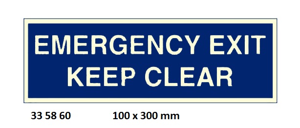 ISPS CODE SIGN & SECURITY SIGN, 100 x 300 MM, ALL VISITORS PELEASE REPORT TO | Korea (2019-5)