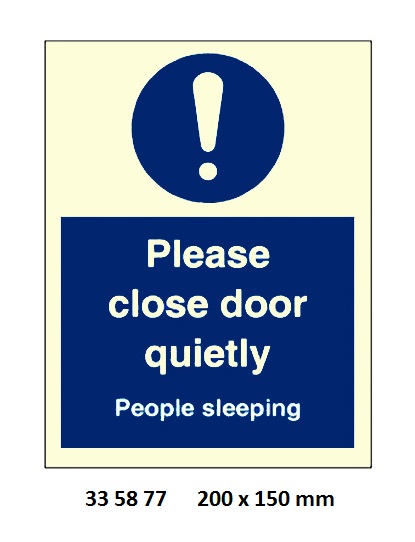 MANDATORY SIGN, 150x200 MM, CO2 PROTECTED AREA ON HEARING ALARM?? | Korea (2019-5)