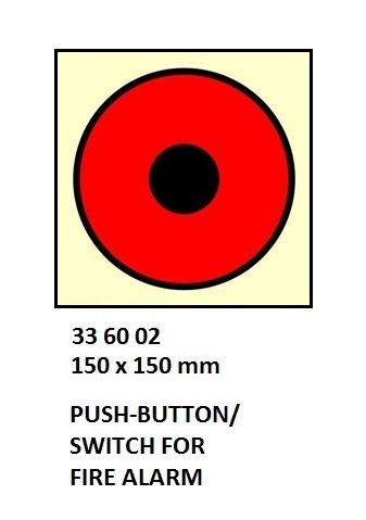 FIRE CONTROL SIGN, 150x150 MM, FIRE PLAN | Korea (2019-5)