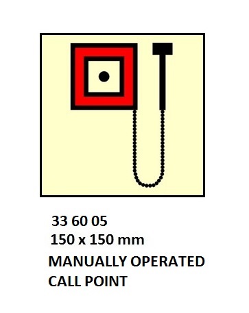 FIRE CONTROL SIGN, 150x150 MM, BELL, FIRE ALARM | Korea (2019-5)