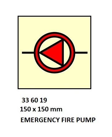 FIRE CONTROL SIGN, 150x150 MM, FOAM RELEASE STATION | Korea (2019-5)