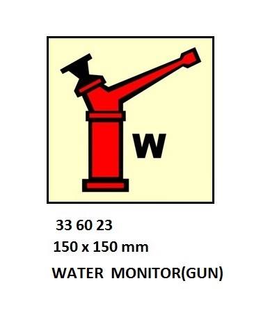 FIRE CONTROL SIGN, 150x150 MM, EMERGENCY BILGE PUMP | Korea (2019-5)