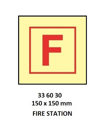 FIRE CONTROL SIGN, 150x150 MM, SECTION VALVE DRENCHING | Korea (2019-5)