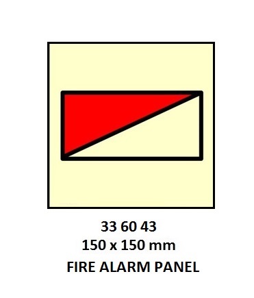 FIRE CONTROL SIGN, 150x150 MM, MAIN VERTICAL ZONE | Korea (2019-5)