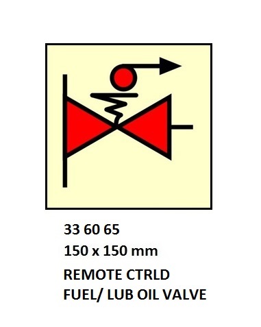FIRE CONTROL SIGN, 150x150 MM, REMOTE CONTROLLED SKYLIGHT | Korea (2019-5)