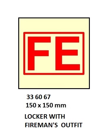 FIRE CONTROL SIGN, 150x150 MM, CONTROL STATION | Korea (2019-5)