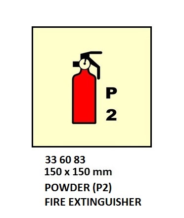 FIRE CONTROL SIGN, 150x150 MM, CO2 FIRE EXTINGUISHER | Korea (2019-5)