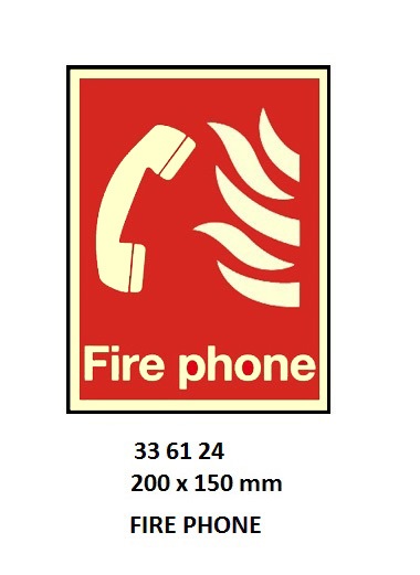 FIRE SIGN (RED), 200x150 MM, FIRE POINT | Korea (2019-5)
