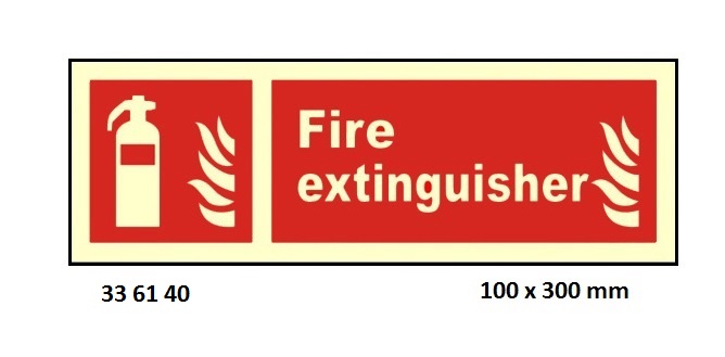 FIRE SIGN (RED), 200x150 MM, FIRE PHONE | Korea (2019-5)
