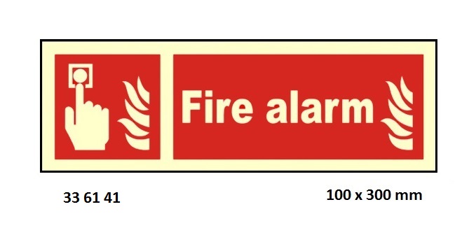 FIRE SIGN (RED), 100x300 MM, FIRE EXTINGUISHER | Korea (2019-5)