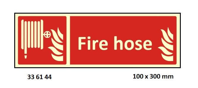 FIRE SIGN (RED), 100x300 MM, BREAK GLASS | Korea (2019-5)