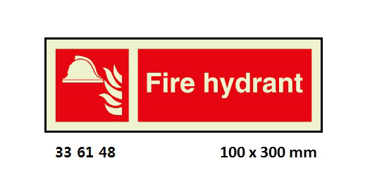 FIRE SIGN (RED), 100x300 MM, FIRE POINT | Korea (2019-5)