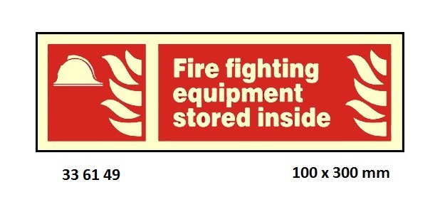 FIRE SIGN (RED), 100x300 MM, FIRE HYDRANT | Korea (2019-5)