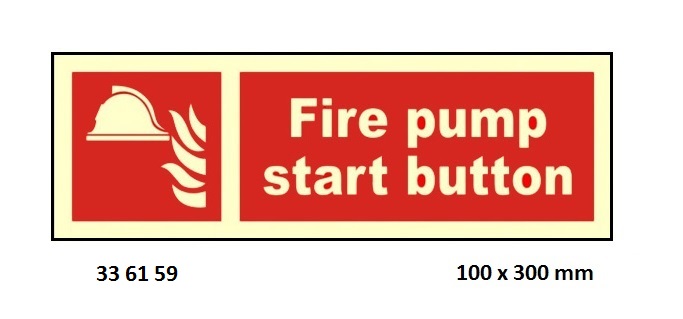 FIRE SIGN (RED), 100x300 MM, FIREMANS SUIT | Korea (2019-5)