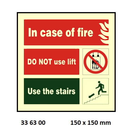 FIRE SIGN (RED), 100x100 MM | Korea (2019-5)