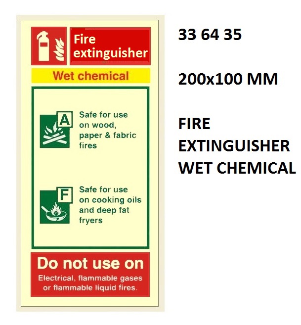 FIRE SIGN (RED), 200x100 MM, FIRE EXTING FIRE BLANKET | Korea (2019-5)