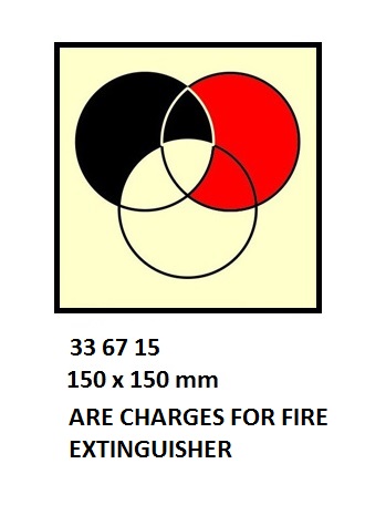 PANORAMIC FIRE SIGN, EACH FACE 150 x 150 MM, FIRE POINT | Korea (2019-5)