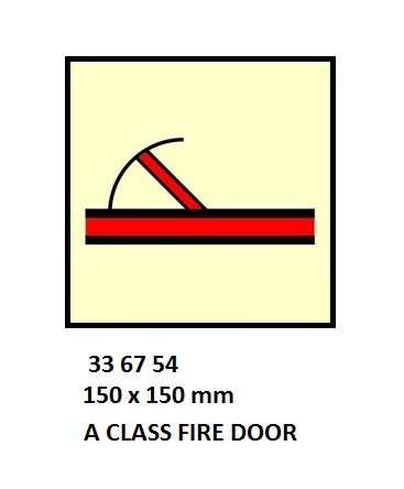 FIRE CONT SYMBOL, 150 x 150 MM, MAIN VERTICAL ZONE DIVISION | Korea (2019-5)