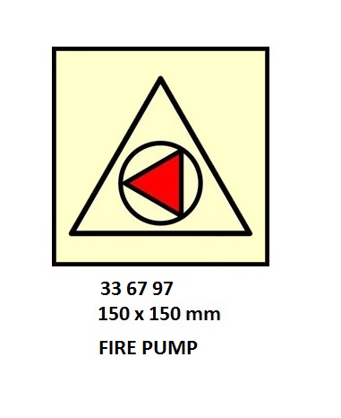 FIRE CONT SYMBOL, 150 x 150 MM, RMT. CONT'L FOR CLOSING DEVIVE FOR CARGO SPACE | Korea (2019-5)