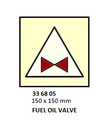 FIRE CONT SYMBOL, 150 x 150 MM, EMERGENCY BILGE PUMP | Korea (2019-5)