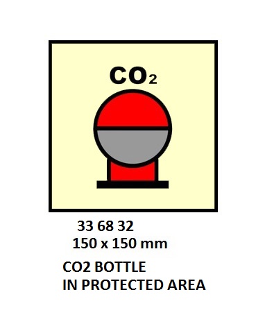 FIRE CONT SYMBOL, 150 x 150 MM, FIXED WATER FIRE EXT' BATTERY | Korea (2019-5)